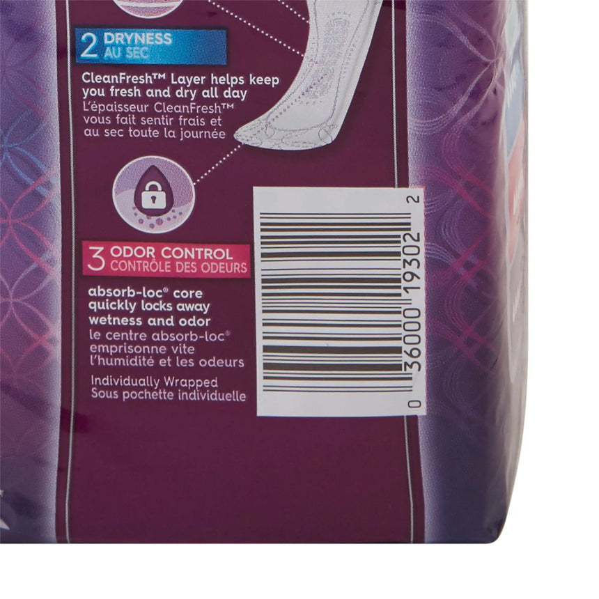 Poise Bladder Control Pads, Light Absorbency, One Size Fits Most, 8.5" Adult, Female, Disposable - getMovility