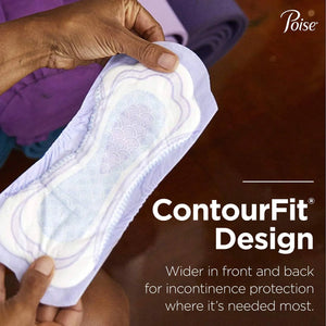 Poise Bladder Control Pads, Light Absorbency, Regular Length - getMovility