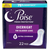 Poise® Fresh Protection™ Overnight Pads - getMovility