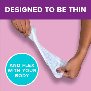 Poise® Fresh Protection™ Ultra Thin Pads, Maximum Long Poise® Fresh Protection™ Ultra Thin