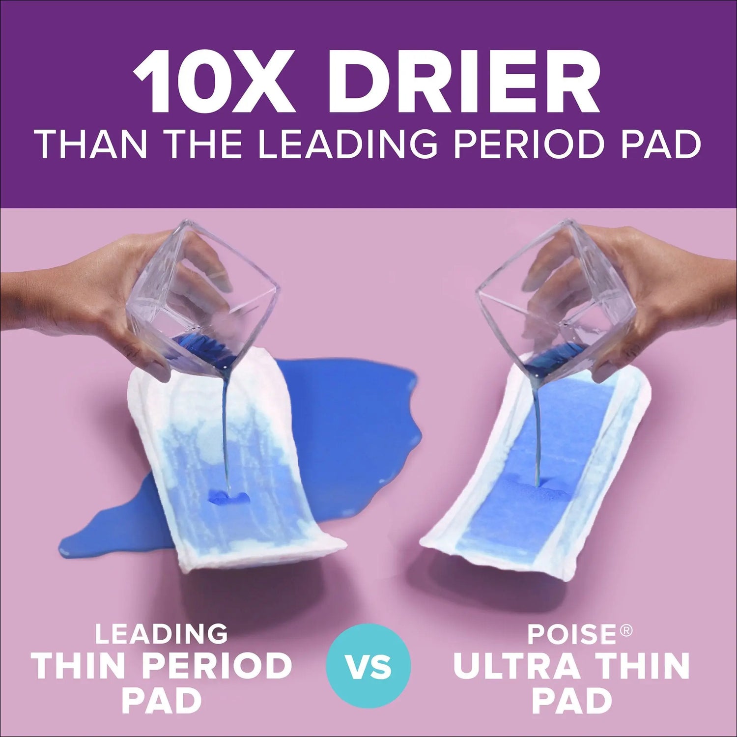 Poise® Fresh Protection™ Ultra Thin Pads, Maximum Long Poise® Fresh Protection™ Ultra Thin