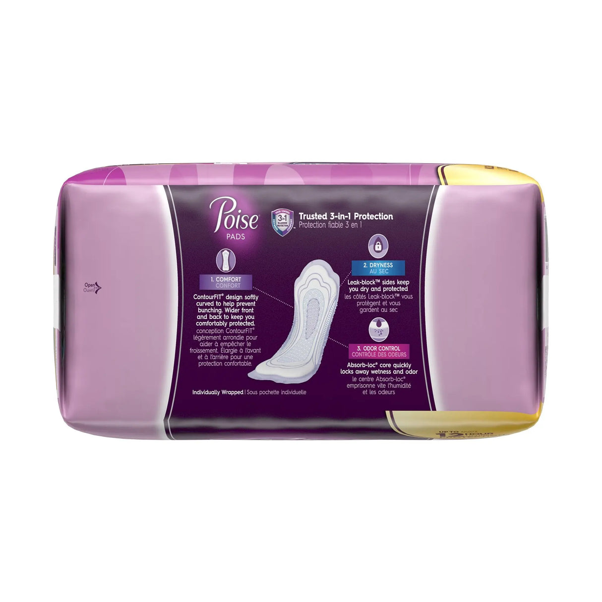 Poise® Maximum Bladder Control Pad, 14.6 Inch Length - getMovility