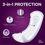 Poise® Ultimate Bladder Control Pad, Long Length - getMovility