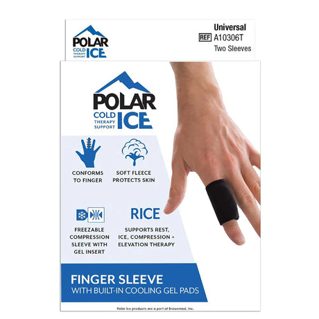 Polar Ice® Finger Sleeve with Cooling Pad, One Size Fits Most Polar Ice®