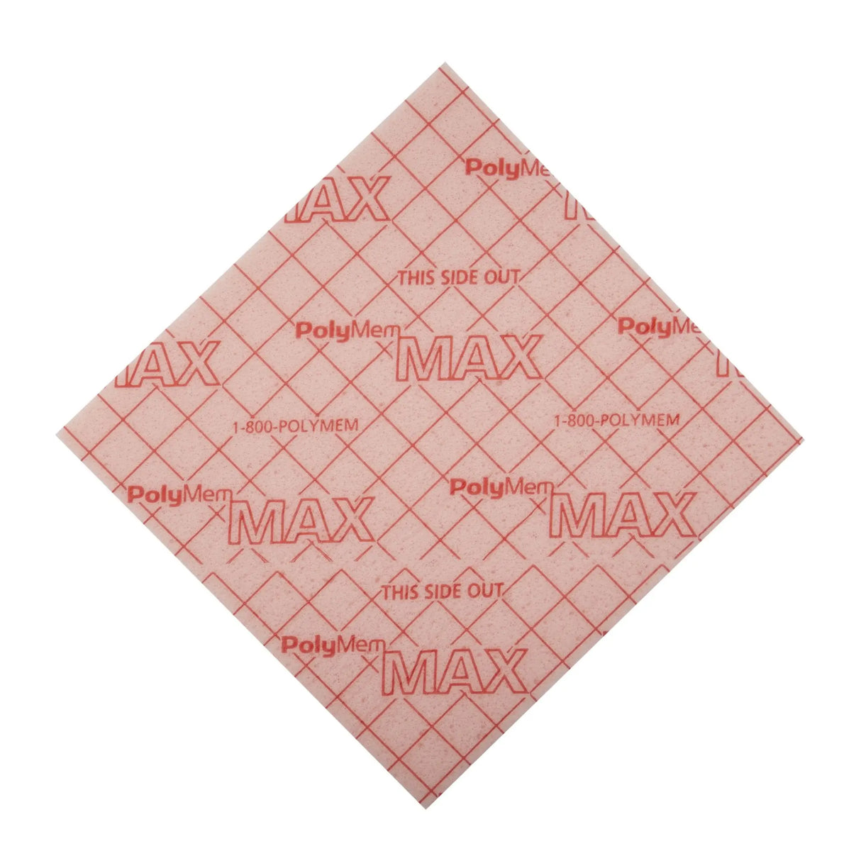 PolyMem® Max® Nonadhesive without Border Foam Dressing, 4½ x 4½ Inch PolyMem® Max®