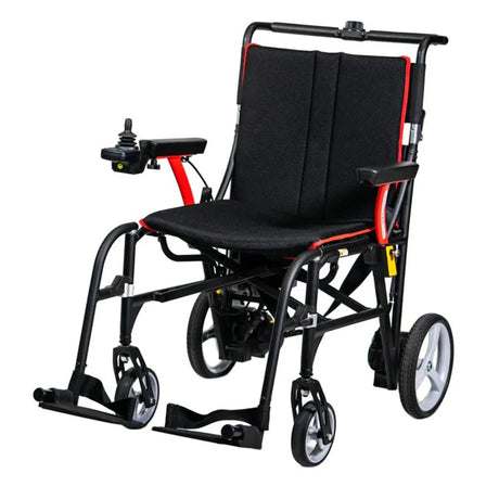 Power Wheelchair Feather Power Wheelchair 18 Inch Seat Width 250 lbs. Weight Capacity Feather Power Wheelchair