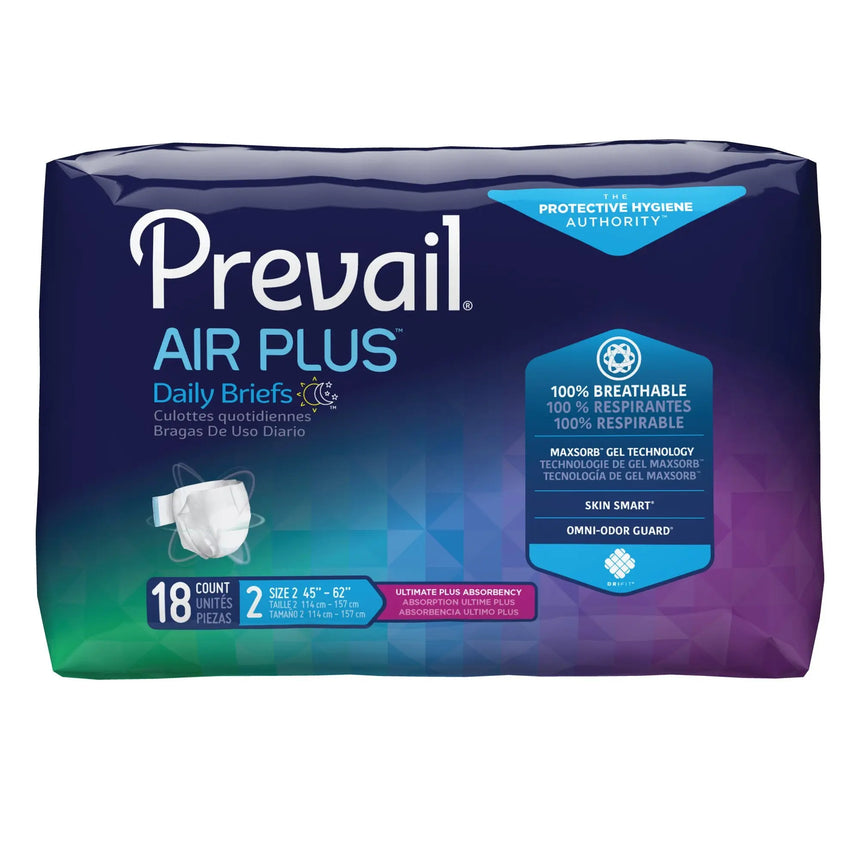 Prevail® Air Plus™ Daily Briefs, Size 2 Prevail® Air Plus™