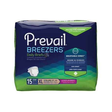 Prevail® Breezers® Ultimate Incontinence Brief, Extra Large Prevail® Breezers®