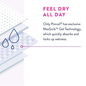 Prevail® Daily Absorbent Underwear, X-Large, Lavender Prevail® For Women Daily Underwear