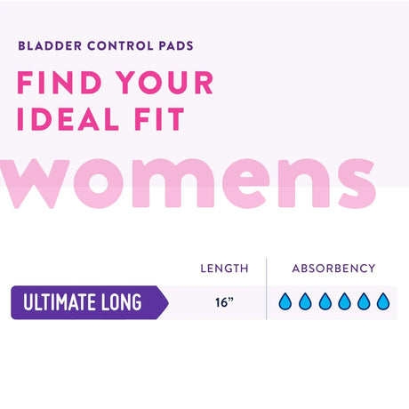 Prevail® Daily Pads Overnight Bladder Control Pad, 16-Inch Length - getMovility