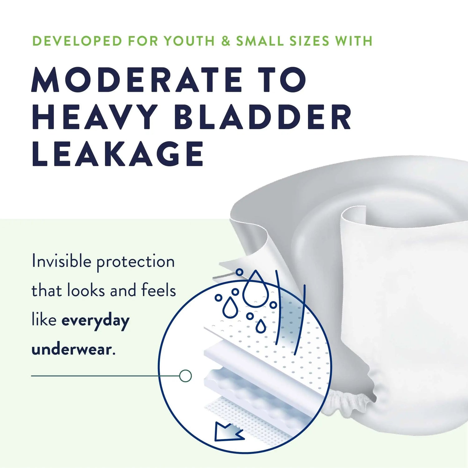 Prevail® Maximum Incontinence Brief, Extra Small (Youth) Prevail®