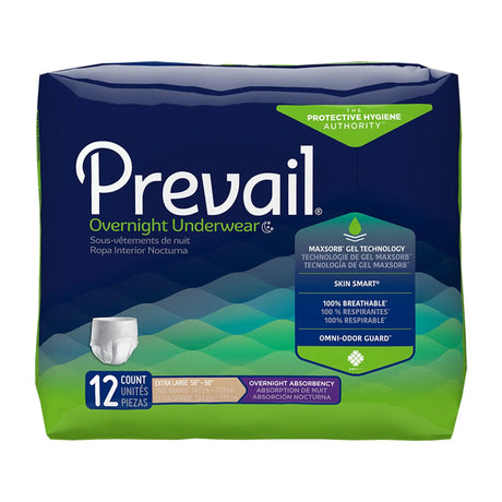 Prevail® Overnight Absorbent Underwear, Extra Large Prevail® Overnight