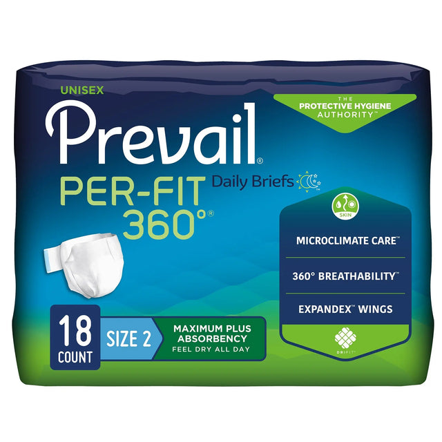 Prevail® Per-Fit 360°™ Daily Briefs, Maximum Plus, Large Prevail® Per-Fit 360°™