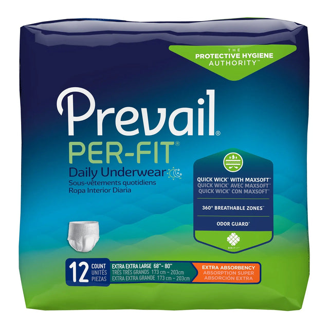 Prevail® Per-Fit® Extra Absorbent Underwear, 2X-Large Prevail® Per-Fit®