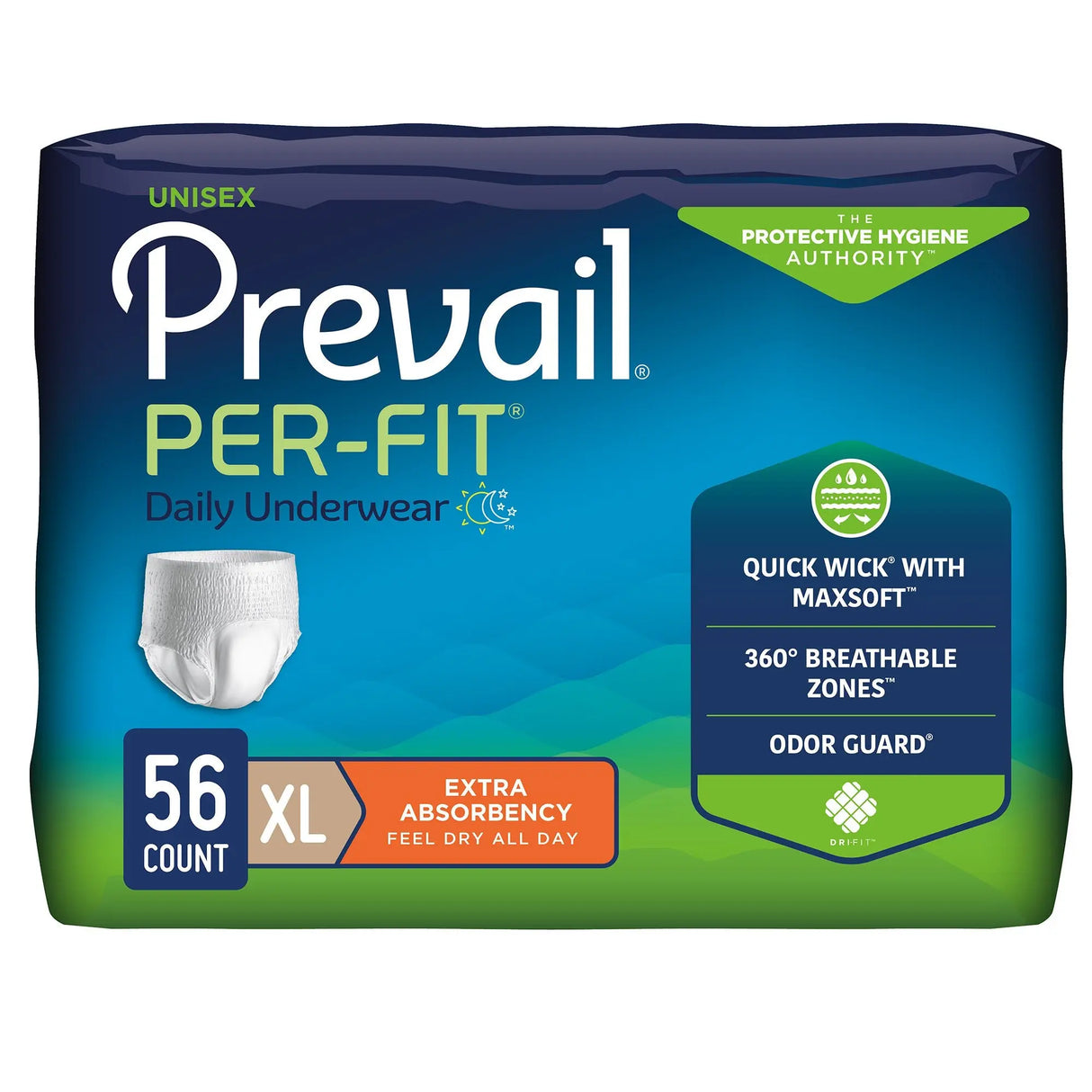 Prevail® Per-Fit® Extra Absorbent Underwear, Extra Large Prevail® Per-Fit®