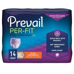 Prevail® Per-Fit® Women Extra Absorbent Underwear, Extra Large Prevail® Per-Fit® Women