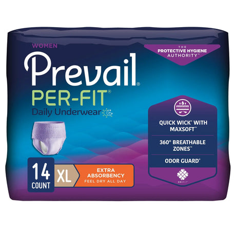 Prevail® Per-Fit® Women Extra Absorbent Underwear, Extra Large Prevail® Per-Fit® Women