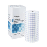 McKesson Nonwoven Fabric / Printed Release Paper Dressing Retention Tape, 6 Inch x 10 Yard, White McKesson