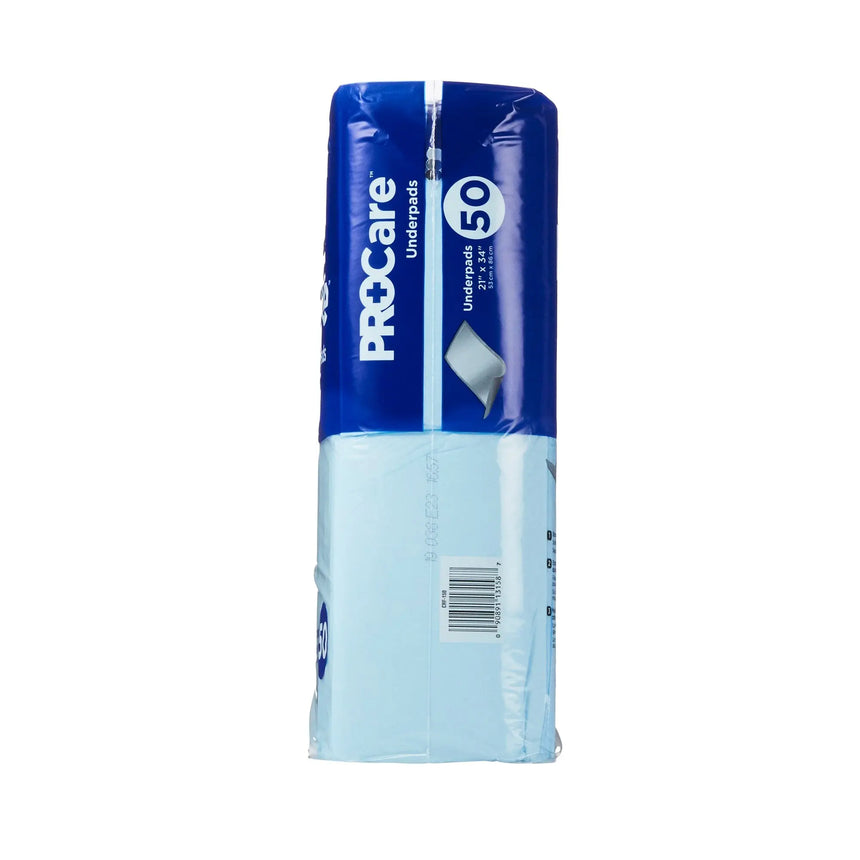 ProCare Incontinence Underpads, Moisture-Proof, Absorbent, Comfortable, Blue ProCare™