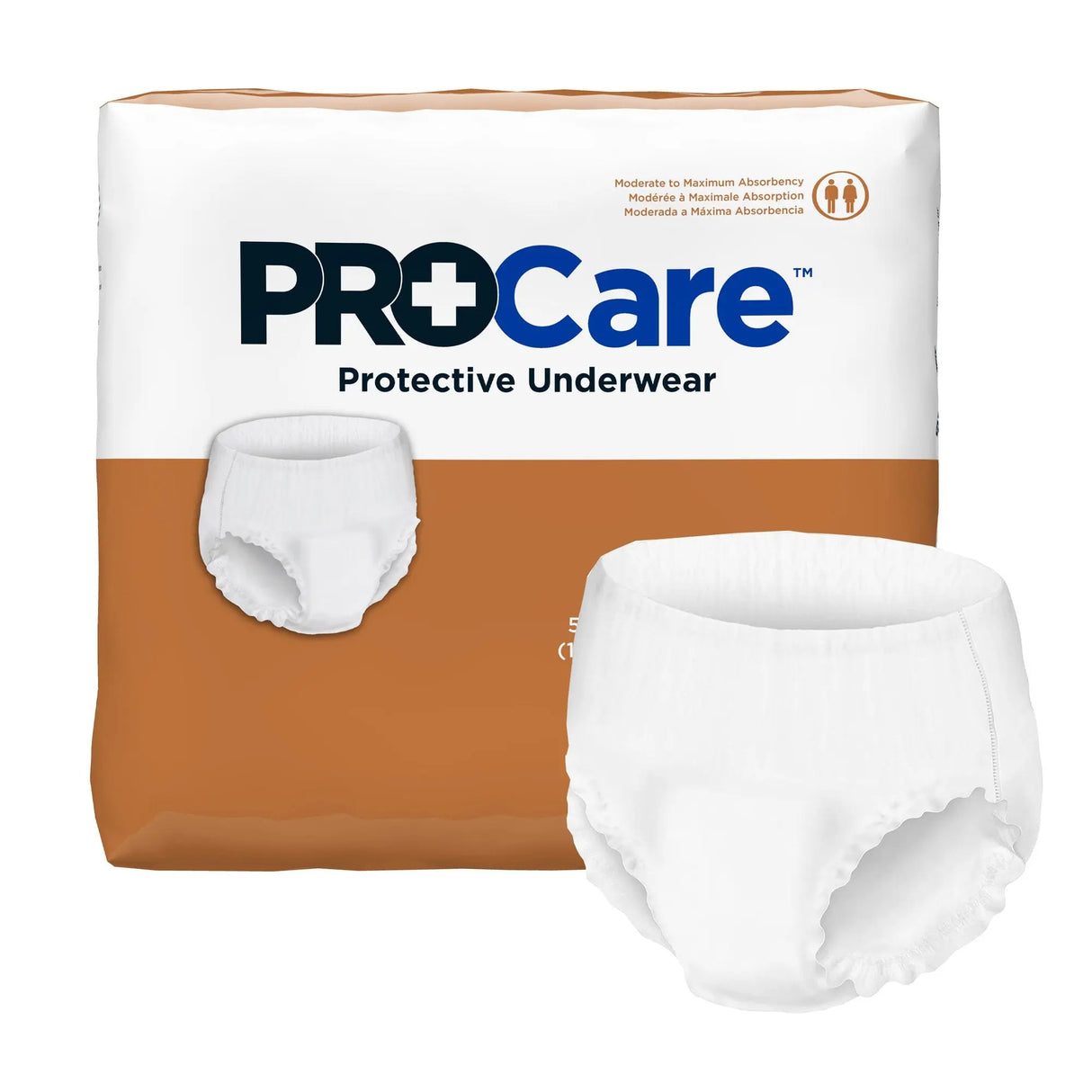 ProCare™ Moderate to Maximum Absorbent Underwear, Extra Large ProCare™