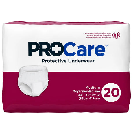 ProCare™ Moderate to Maximum Absorbent Underwear, Medium ProCare™