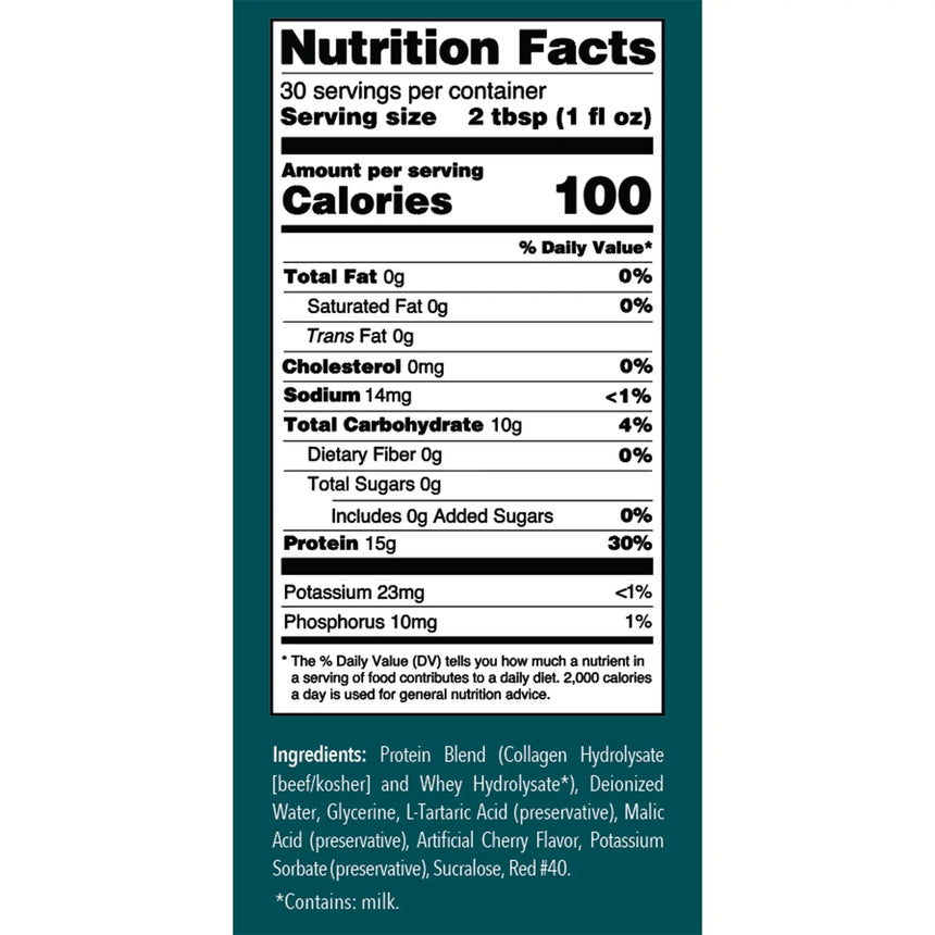 ProHeal™ Cherry Splash Liquid Protein Wound Recovery Formula, 30-ounce bottle ProHeal™