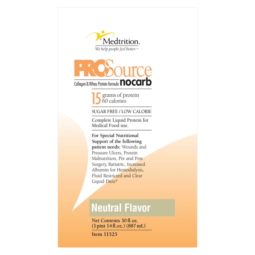 ProSource NoCarb™ Concentrate Collagen & Whey Protein Formula, 32-ounce Bottle ProSource™ NoCarb