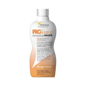 ProSource NoCarb™ Orange Crème Collagen & Whey Protein Formula, 32-ounce Bottle ProSource™ NoCarb