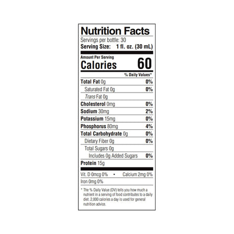 ProSource NoCarb™ Orange Crème Collagen & Whey Protein Formula, 32-ounce Bottle ProSource™ NoCarb
