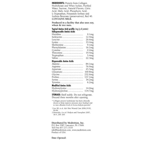ProSource® Plus Berry Punch Collagen and Whey Protein Formula, 32-ounce Bottle ProSource® Plus