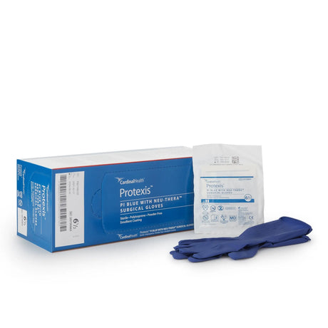 Protexis™ Blue with Neu-Thera® Polyisoprene Surgical Glove, Size 6.5, Blue ESTEEM™ Blue with Neu-Thera®