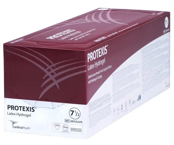 Protexis™ Latex Hydrogel Surgical Glove, Size 7.5, Translucent Yellow Protexis™ Latex Hydrogel