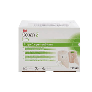 3M™ Coban™2 Lite Self-adherent / Pull On Closure 2 Layer Compression Bandage System - getMovility