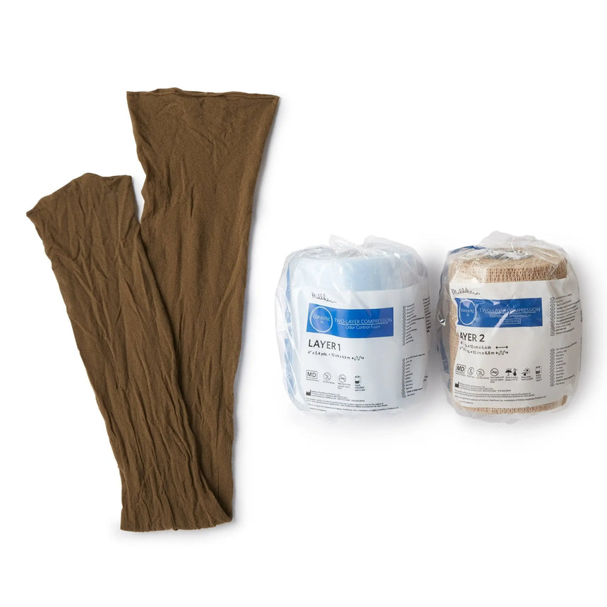 CoFlex® TLC XL with Indicators Self-adherent / Pull On Closure Two Layer Compression Bandage System CoFlex® TLC XL with Indicators