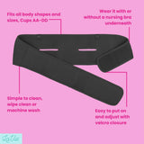 Pump Strap™ Hands-Free Pumping Bra, Black Pump Strap™