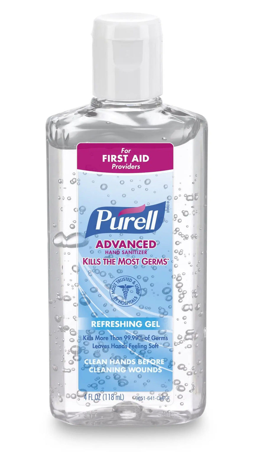 Purell Advanced Hand Sanitizer 70% Ethyl Alcohol Gel, Bottle, 4 oz, Fruit Scent Purell® Advanced