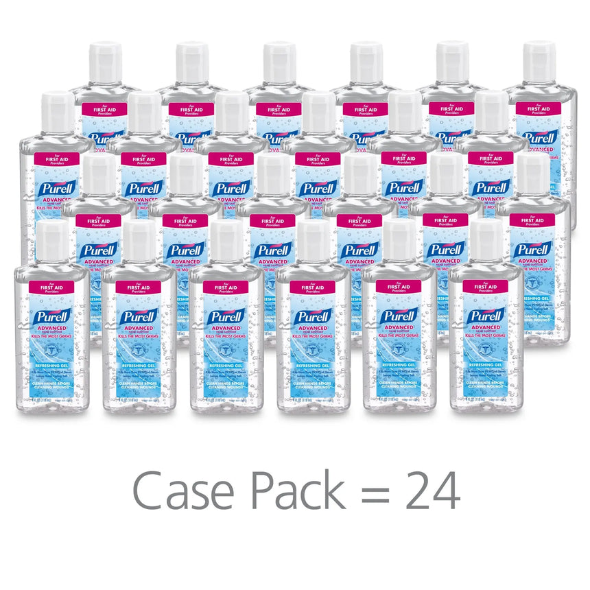 Purell Advanced Hand Sanitizer 70% Ethyl Alcohol Gel, Bottle, 4 oz, Fruit Scent Purell® Advanced