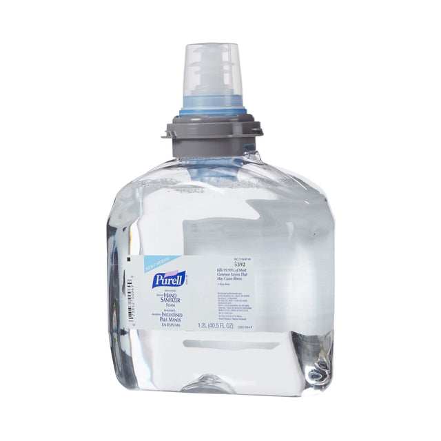 Purell Advanced Hand Sanitizer,1,200 mL, Ethyl Alcohol, Foaming Dispenser Refill Bottle Purell® Advanced