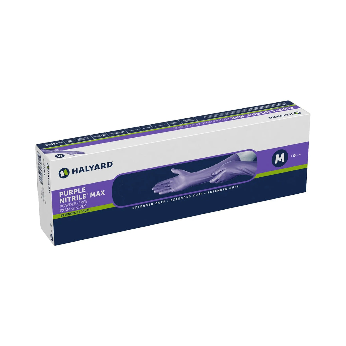 Purple Nitrile Max™ Extended Cuff Length Exam Glove, Medium Purple Nitrile Max™