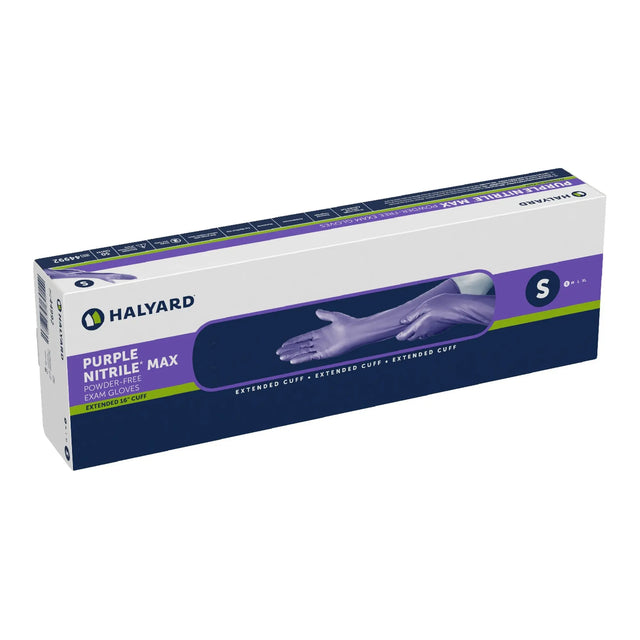 Purple Nitrile Max™ Extended Cuff Length Exam Glove, Small Purple Nitrile Max™