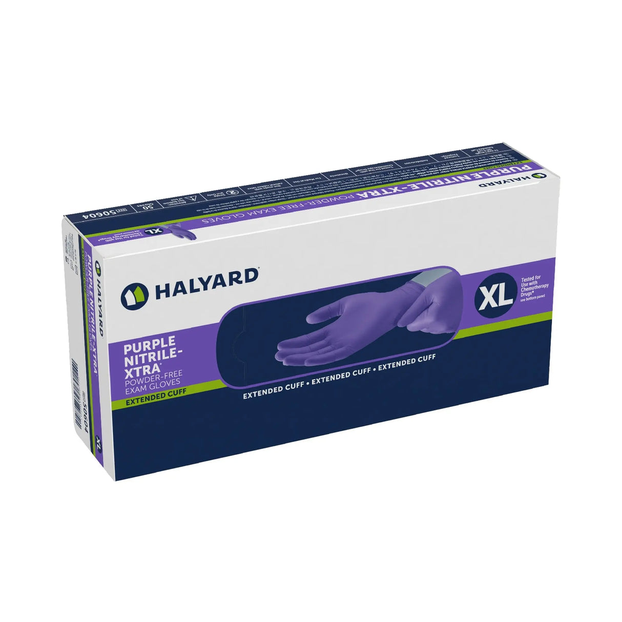 Purple Nitrile-Xtra™ Extended Cuff Length Exam Glove, Extra Large Purple Nitrile-Xtra™