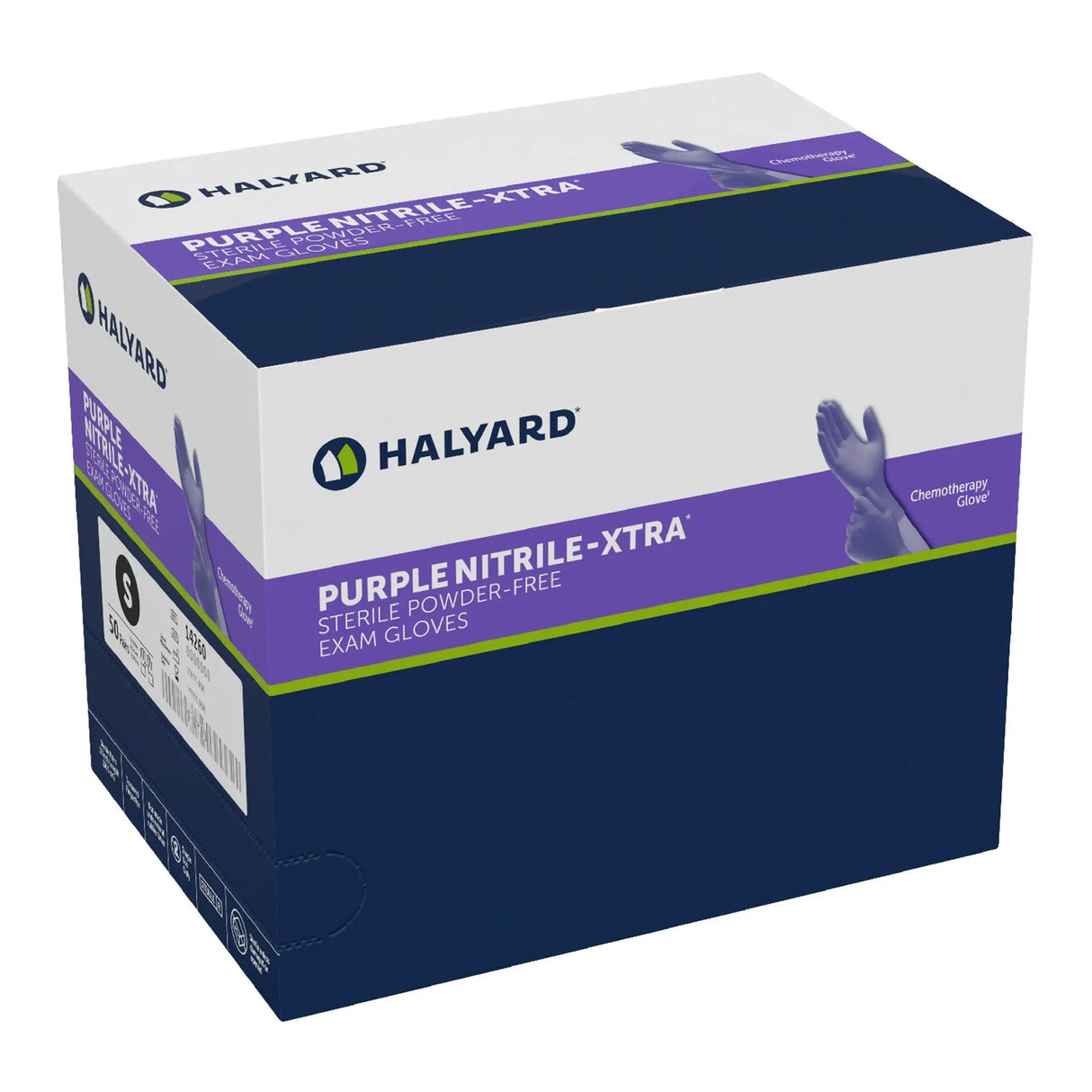 Purple Nitrile-Xtra™ Extended Cuff Length Exam Glove, Small Purple Nitrile-Xtra™