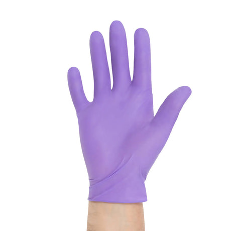 Purple Nitrile-Xtra™ Nitrile Extended Cuff Length Exam Glove, Large Purple Nitrile-Xtra™