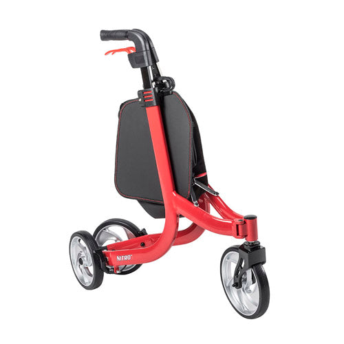 Nitro 3-Wheel Folding Aluminum Rollator
