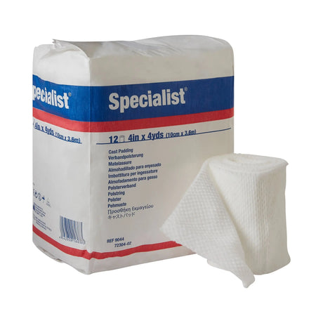 Specialist® White Cotton / Rayon Undercast Cast Padding, 4 Inch x 4 Yard - getMovility