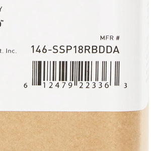 Reclining Wheelchair McKesson Desk Length Arm Swing-Away Elevating Legrest Black Upholstery 18 Inch Seat Width Adult 300 lbs. Weight Capacity McKesson