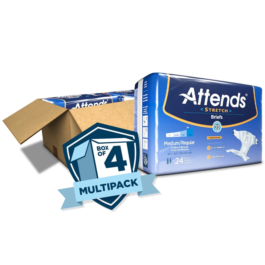 Attends® Stretch Briefs, Medium / Regular Attends® Stretch