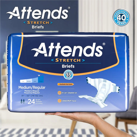 Attends® Stretch Briefs, Medium / Regular Attends® Stretch