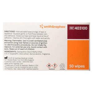Remove™ Adhesive Remover, 2½ x 2½ Inch Wipe - getMovility