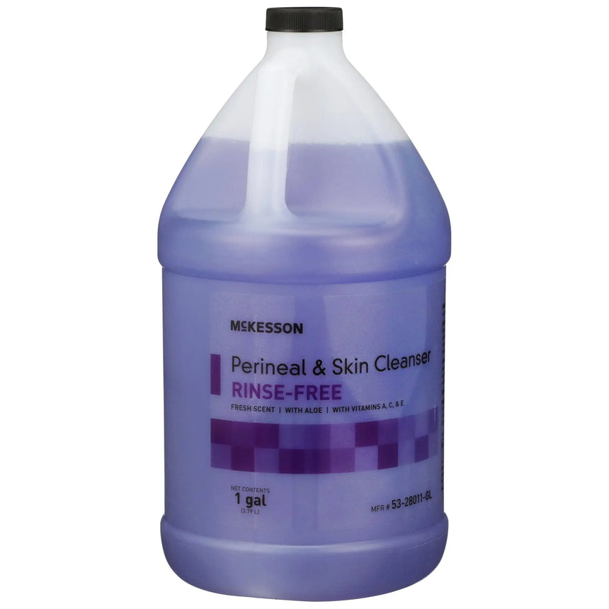 Rinse-Free Perineal Wash, McKesson, Liquid, Fresh Scent, 1 Gal Jug McKesson